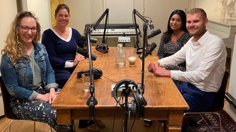  Alexandra Meijer, Mandy van der Zalm, Shalinie Baidjnath en Joey Vermeulen (van links naar rechts). 