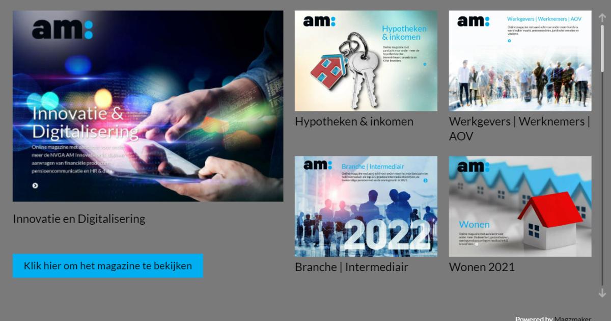 Onlinemagazine Amweb | AMweb edities 2021 en ouder